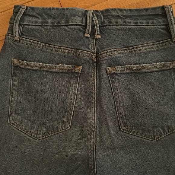 Good American good classic ripped straight leg jeans - Picture 8 of 8